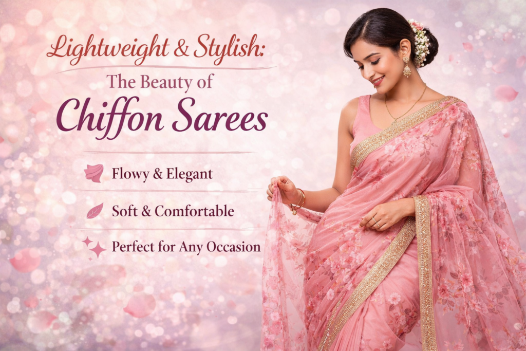chiffon saree image